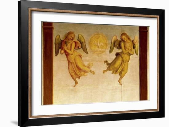 Polittico Di St. Augustine, Angel Detail-Pietro Perugino-Framed Giclee Print