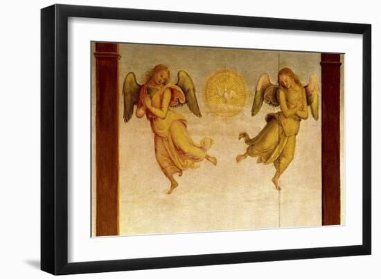 Polittico Di St. Augustine, Angel Detail-Pietro Perugino-Framed Giclee Print