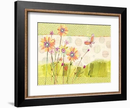 Polka Dot Butterfly1-Robbin Rawlings-Framed Premium Giclee Print