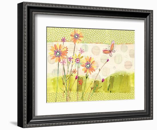 Polka Dot Butterfly1-Robbin Rawlings-Framed Premium Giclee Print