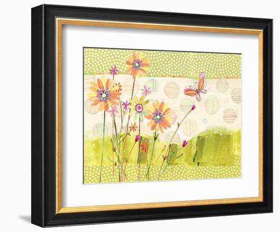 Polka Dot Butterfly1-Robbin Rawlings-Framed Premium Giclee Print