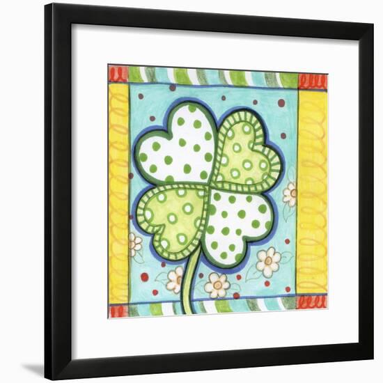 Polka Dot Clover-Valarie Wade-Framed Giclee Print