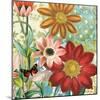 Polka Dot Dahlia-Walter Robertson-Mounted Art Print