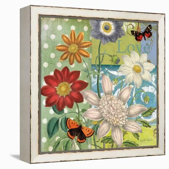 Polka Dot Daisy-Walter Robertson-Framed Stretched Canvas