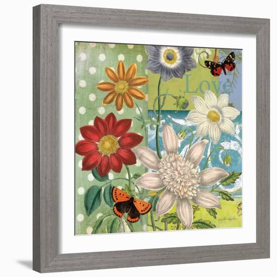 Polka Dot Daisy-Walter Robertson-Framed Art Print