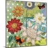 Polka Dot Daisy-Walter Robertson-Mounted Art Print