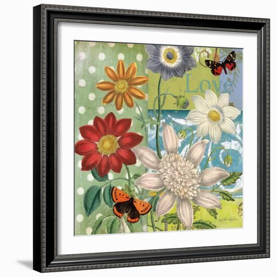 Polka Dot Daisy-Walter Robertson-Framed Art Print