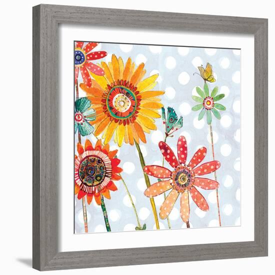 Polka Dot Delight - Daisy-Robbin Rawlings-Framed Art Print