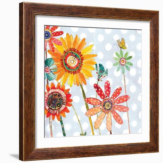 Polka Dot Delight - Daisy-Robbin Rawlings-Framed Art Print