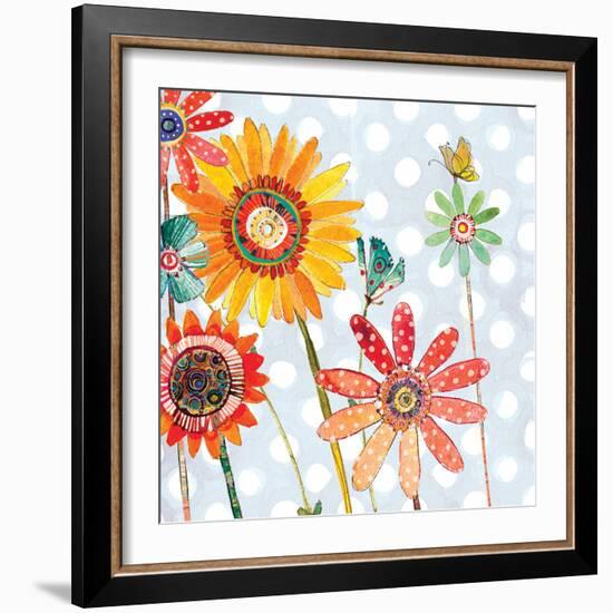 Polka Dot Delight - Daisy-Robbin Rawlings-Framed Art Print