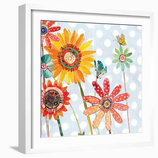 Polka Dot Delight - Daisy-Robbin Rawlings-Framed Art Print