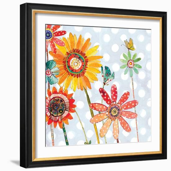 Polka Dot Delight - Daisy-Robbin Rawlings-Framed Art Print