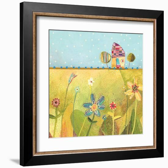 Polka Dot Delight-House-Robbin Rawlings-Framed Art Print