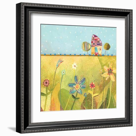 Polka Dot Delight-House-Robbin Rawlings-Framed Art Print