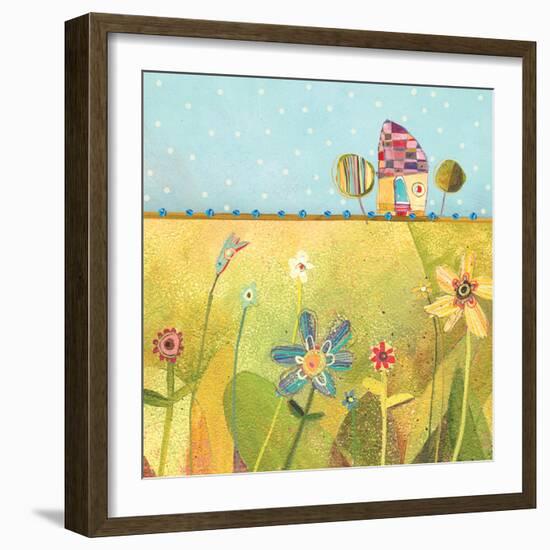 Polka Dot Delight-House-Robbin Rawlings-Framed Art Print