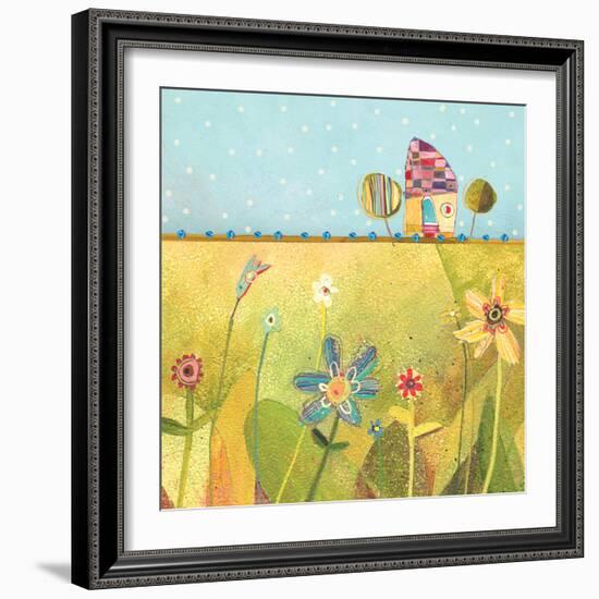 Polka Dot Delight-House-Robbin Rawlings-Framed Art Print