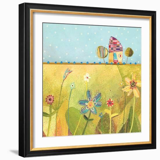 Polka Dot Delight-House-Robbin Rawlings-Framed Art Print