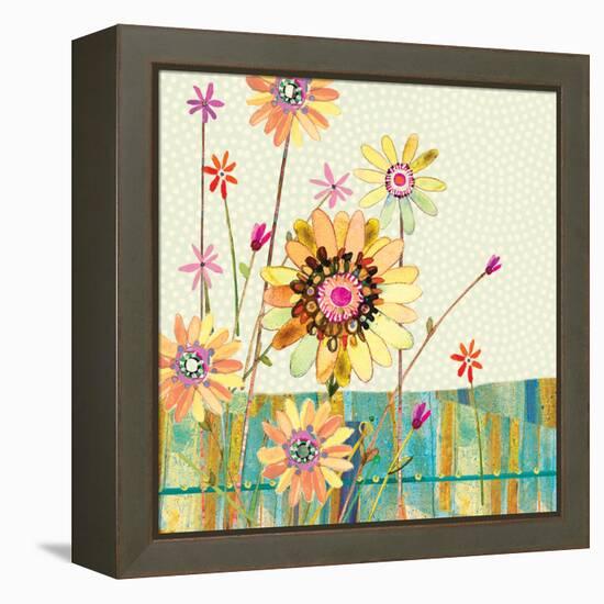 Polka Dot Delight-Meadow-Robbin Rawlings-Framed Stretched Canvas