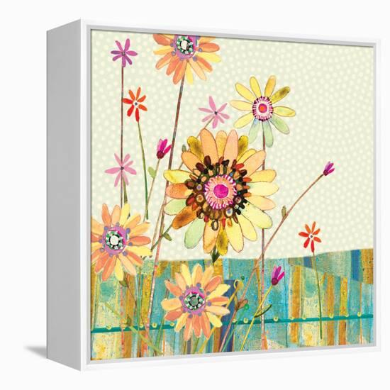 Polka Dot Delight-Meadow-Robbin Rawlings-Framed Stretched Canvas