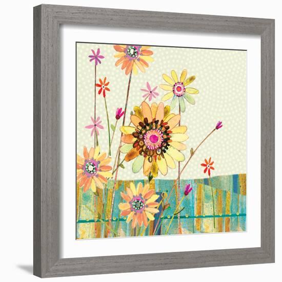 Polka Dot Delight-Meadow-Robbin Rawlings-Framed Art Print