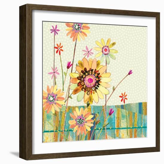 Polka Dot Delight-Meadow-Robbin Rawlings-Framed Art Print