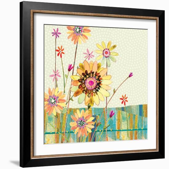 Polka Dot Delight-Meadow-Robbin Rawlings-Framed Art Print