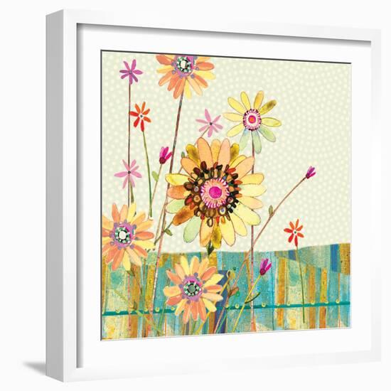 Polka Dot Delight-Meadow-Robbin Rawlings-Framed Art Print