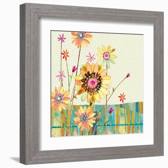 Polka Dot Delight-Meadow-Robbin Rawlings-Framed Art Print