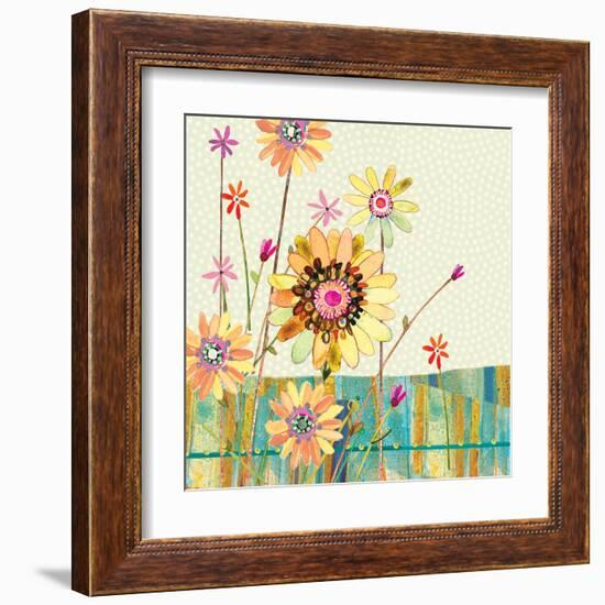 Polka Dot Delight-Meadow-Robbin Rawlings-Framed Art Print