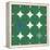 Polka Dot Emerald-Tom Grijalva-Framed Stretched Canvas