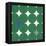 Polka Dot Emerald-Tom Grijalva-Framed Stretched Canvas