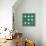 Polka Dot Emerald-Tom Grijalva-Framed Stretched Canvas displayed on a wall