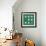 Polka Dot Emerald-Tom Grijalva-Framed Art Print displayed on a wall