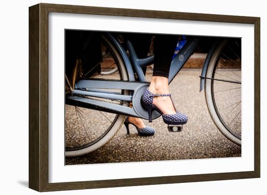 Polka Dot Heels-Erin Berzel-Framed Photographic Print