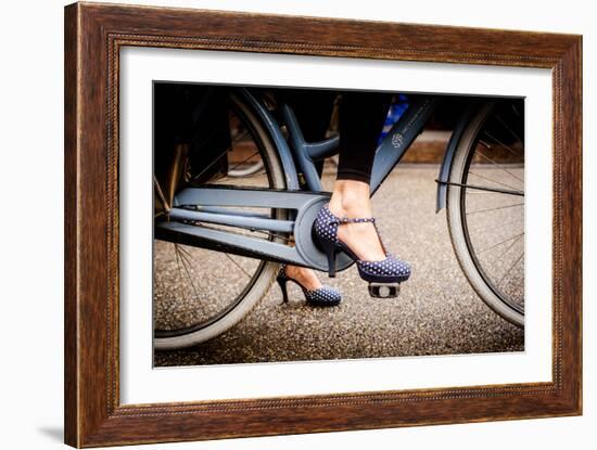 Polka Dot Heels-Erin Berzel-Framed Photographic Print