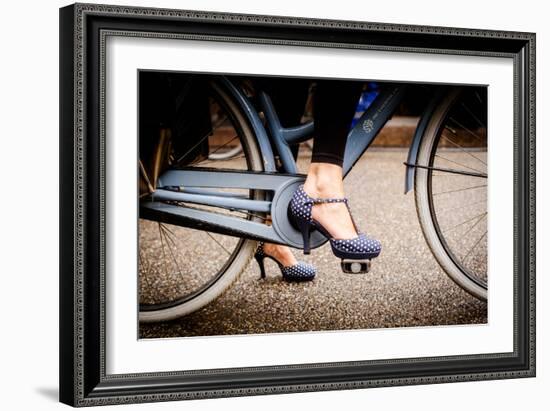 Polka Dot Heels-Erin Berzel-Framed Photographic Print