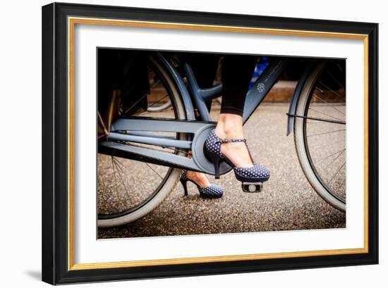 Polka Dot Heels-Erin Berzel-Framed Photographic Print