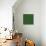 Polka Dot Pattern on Green Background-Swill Klitch-Art Print displayed on a wall