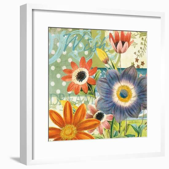 Polka Dot Poppy-Walter Robertson-Framed Art Print