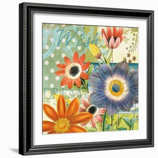 Polka Dot Poppy-Walter Robertson-Framed Art Print