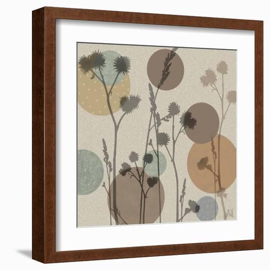 Polka-Dot Wildflowers I-Jade Reynolds-Framed Art Print