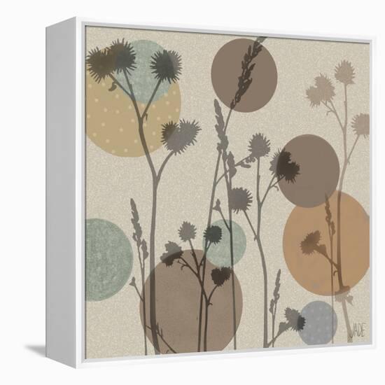Polka-Dot Wildflowers I-Jade Reynolds-Framed Stretched Canvas
