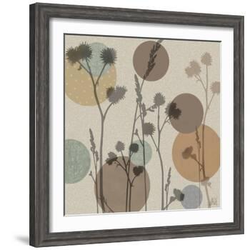 Polka-Dot Wildflowers I-Jade Reynolds-Framed Art Print