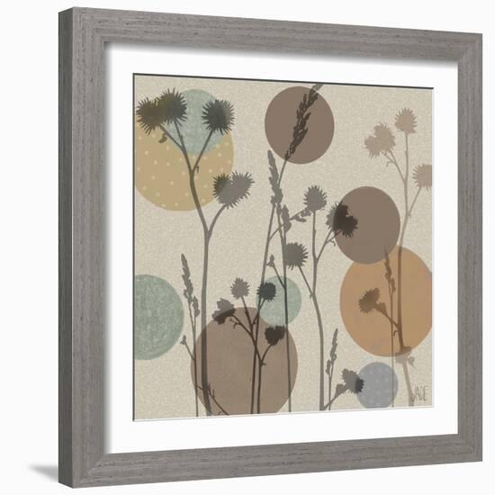 Polka-Dot Wildflowers I-Jade Reynolds-Framed Art Print