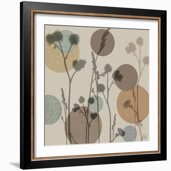 Polka-Dot Wildflowers I-Jade Reynolds-Framed Art Print