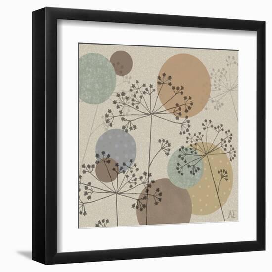 Polka-Dot Wildflowers II-Jade Reynolds-Framed Art Print