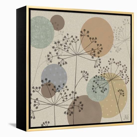 Polka-Dot Wildflowers II-Jade Reynolds-Framed Stretched Canvas
