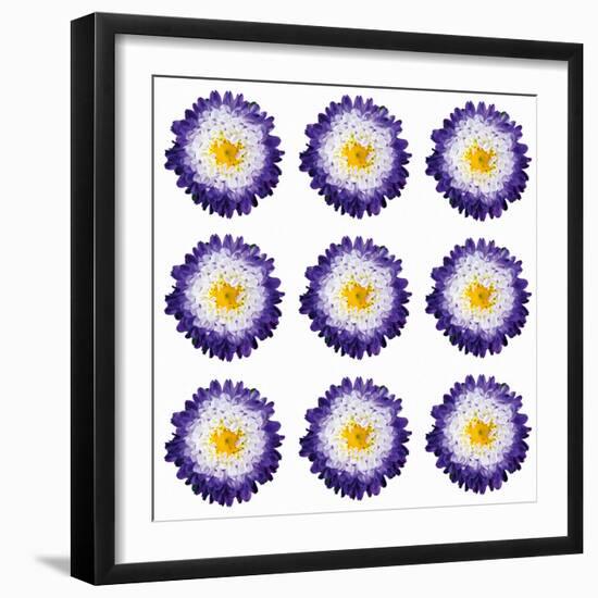 Polka Flowers I-James Guilliam-Framed Giclee Print