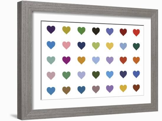 Polka Hearts-Gerry Baptist-Framed Giclee Print