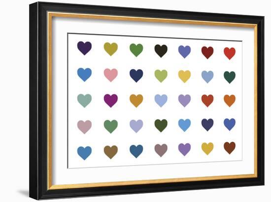 Polka Hearts-Gerry Baptist-Framed Giclee Print